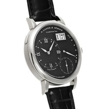 A. Lange & Sohne Grand Lange 1 117.028 Men Black White Gold Cal.L095.1 #W076 4