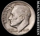 1949-D Roosevelt Dime- Silver- Scarce Better Date- No Reserve #J9333