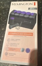 Remington Compact Ceramic Ionic Hot Rollers w/Travel Case Prem Model NIB Opened
