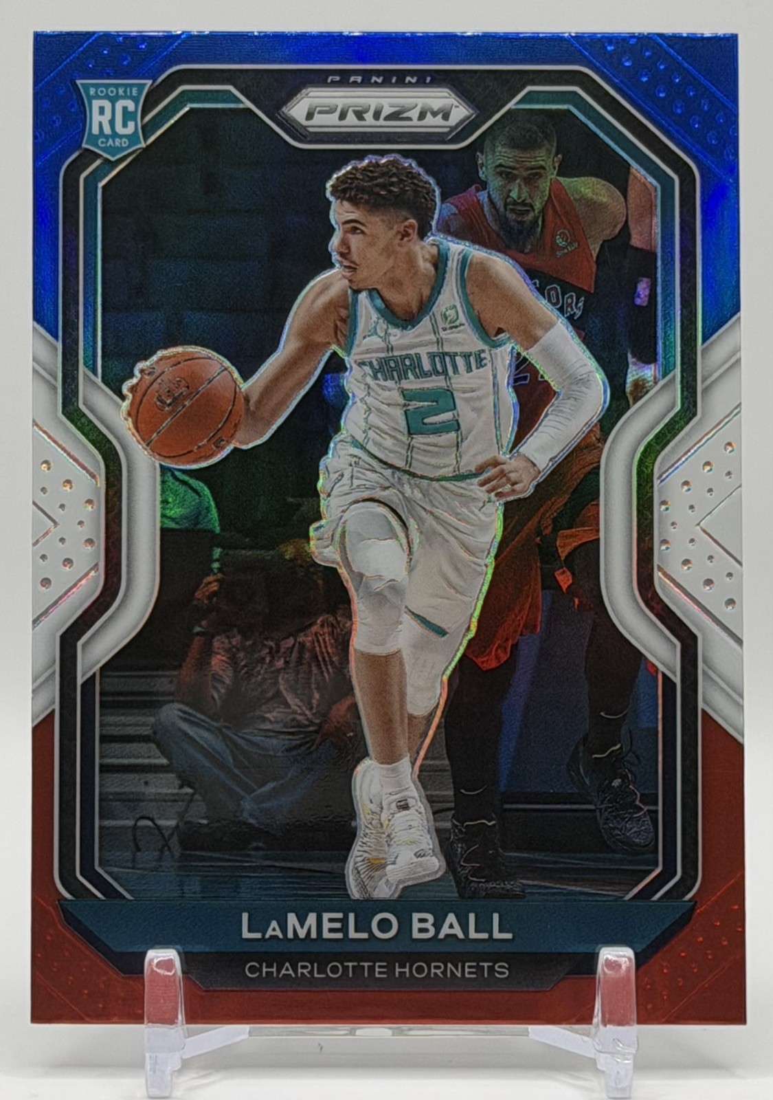 LaMelo Ball 2020-21 Panini Prizm #278 Red White Blue Prizm Rookie