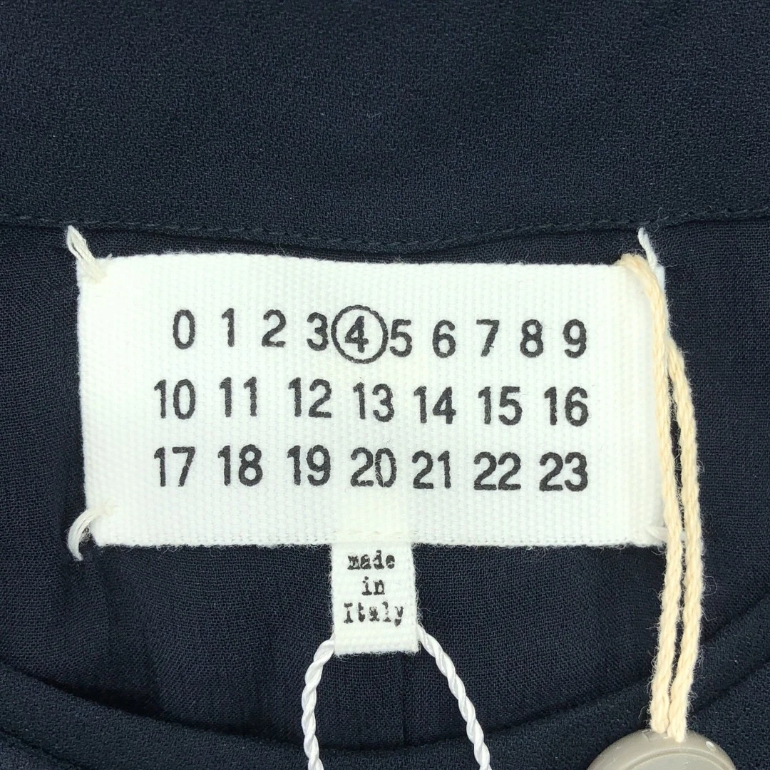 Abito Maison Margiela 2017SS SETA RAYON CHIFFON pezzo unico 40 blu navy usato0