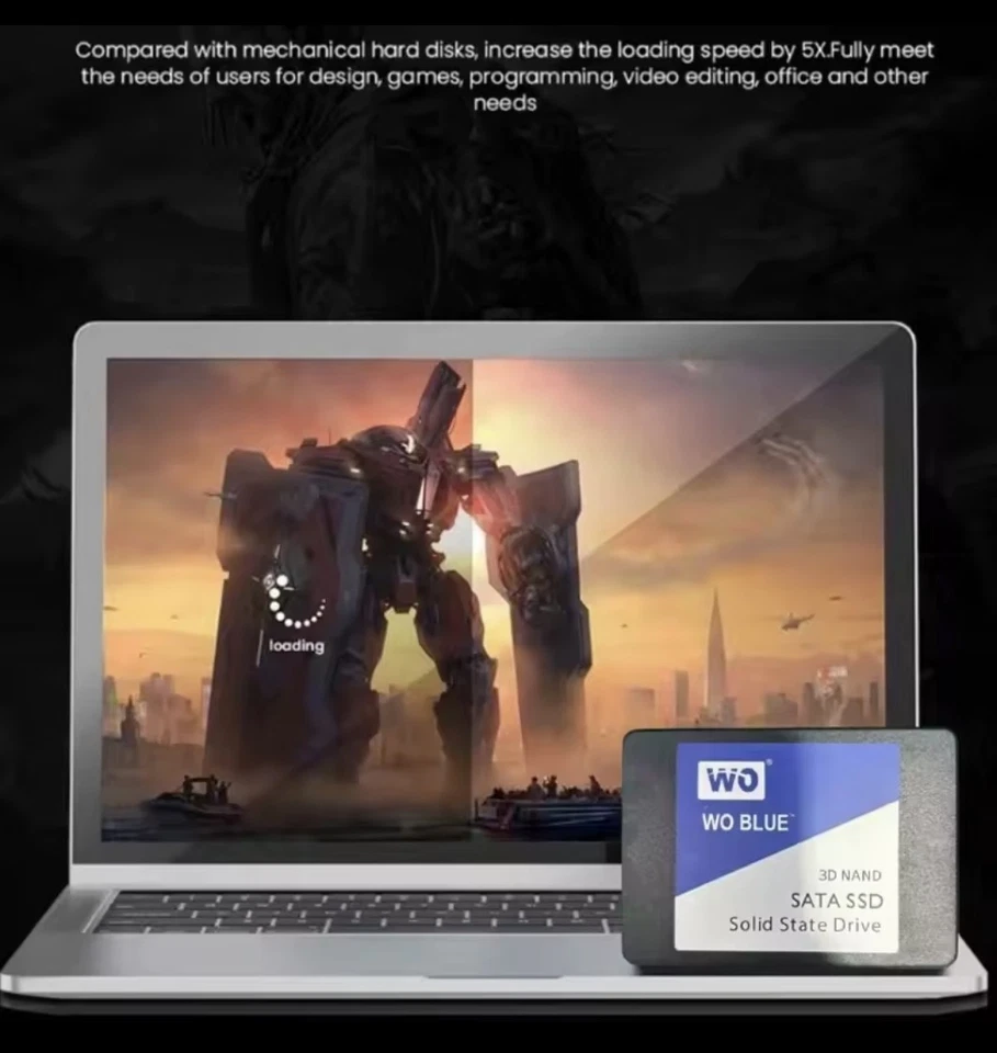 4TB - 2.5" SATA III 3D NAND SSD Internal Solid State Drive for PC/Laptop - Image 4 of 4