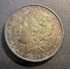 1886 $1 Morgan Silver Dollar in UNC Condition - Nicely Toned