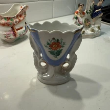 Antique Old Paris French Porcelain Floral Vase