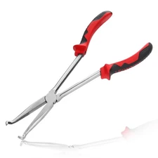 LEONTOOL Long Hose Clamp Pliers, Mechanic's Pliers, Long Pliers, Long Reach Type