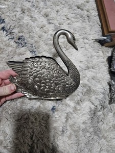 Silver Plated Swan | eBay