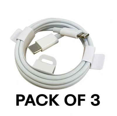 3-Pack Fast Charging USB-C PD Charger Cable for iPhone 14 13 12 11 Pro XR XS Max