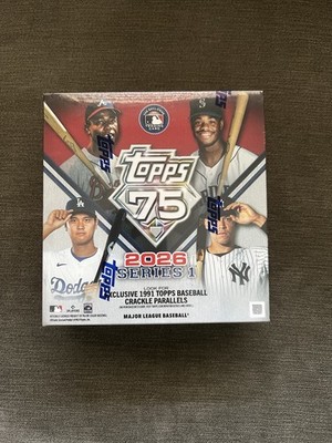 2026 Topps 75th Series 1 Baseball Mega Box SEALED