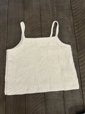 Art Class Girls  Medium (7/8) White Crop Top – Excellent Condition
