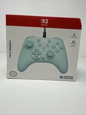 Hori Horipad Turbo Wired Gaming Controller for Nintendo Switch 2 - Cozy Green