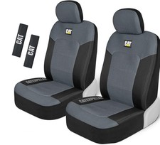 For Audi Cat Car Truck Front Seat Cover Custom Seatbelt Pad Grey