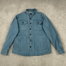 Fat Face Jacket Mens Medium Reg Chore Utility Military Shacket Heavy Coat Core