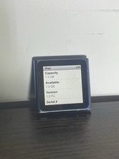 Apple iPod Nano 6th Generation 8GB Blue A1366 MC695LL/A Tested See Photos