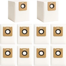 10 Pack 4.0L Dust Bag for Dreame D10 Plus RLS3D Robot Vacuum Cleaner
