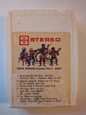 Stevie Wonder Greatest Hits Vol 2 8-Track Tape Vintage Diamond Sound 50087
