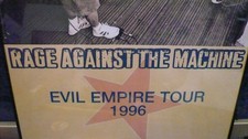 🎸 Before Spotify&hellip; There Was Rage. Evil Empire Tour 1996 Framed Poster