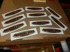 10 A C Gilbert Toys Erector Decals, 1920's Vintage, Reproductions