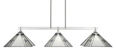 Toltec 2643-BN-953 Odyssey 3 Bulbs Bar Billiards Pool Table Island Light