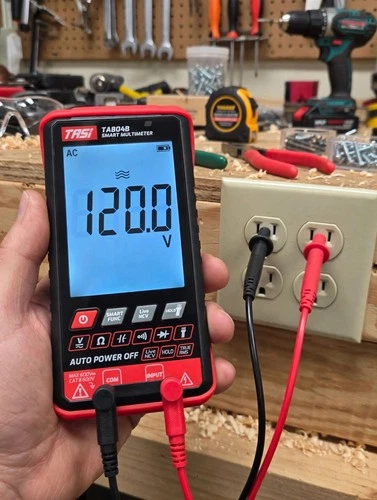TASI TA804B Digital Multimeter Smart Auto Range True RMS NCV 600V Color Screen - product listing photo