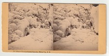 WINTER - CRYSTAL CASCADE - WHITE MOUNTAINS - NEW HAMPSHIRE - BIERSTADT BROTHERS