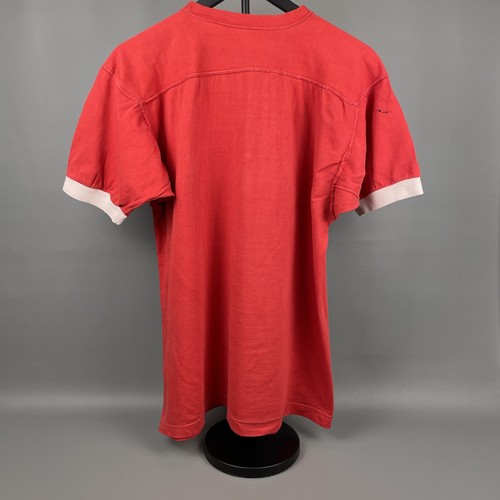 VTG Alpha Phi Sorority Russell Southern T Shirt Womens L Red 1960s Emobroidred - Picture 6 of 13