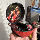 Avon Michael Jordan Watch Quartz Analog Leather Strap w/ Box & Display Case — photo 1