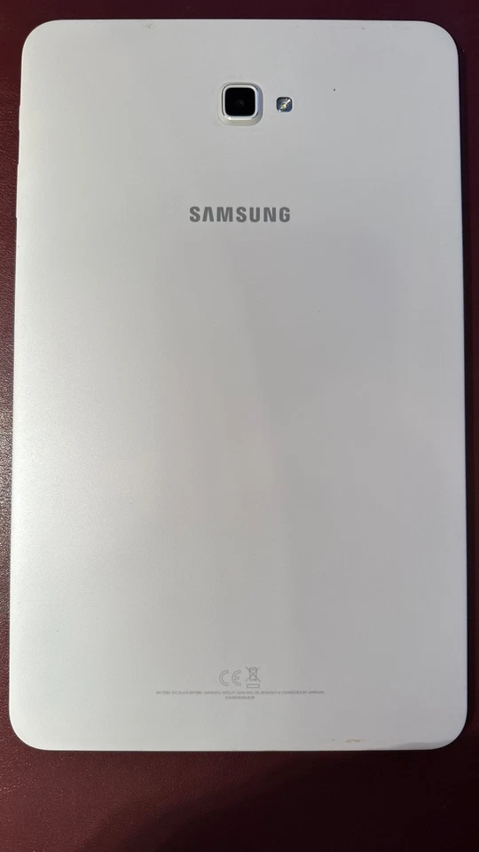 Samsung Galaxy Tab A6 SM-T580, 10.1" 16GB, Wi-Fi, weiß, gebraucht - Bild 2 von 3