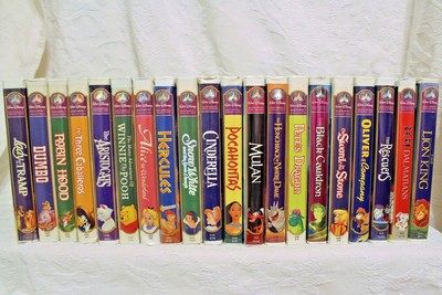 Walt Disney Masterpiece Collection Large Lot 20 Pcs Vhs Movies Ebay