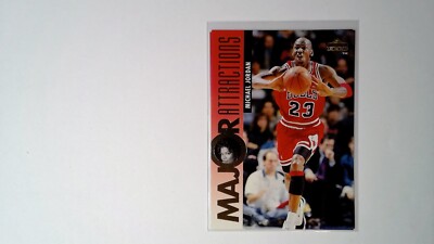 1995-96 Upper Deck - Major Attractions Michael Jordan, Queen Latifah #341