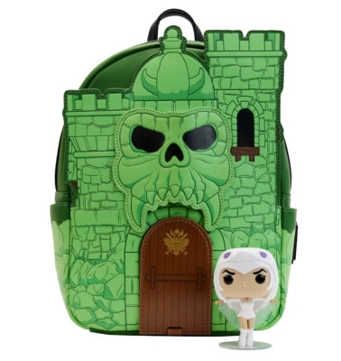 NWT Loungefly Castle Grayskull Mini Backpack, Limited Edition 3000, MOTU, He Man LACC Exclusive - He-Man Castle Grayskull Backpack Loungefly  main image 4