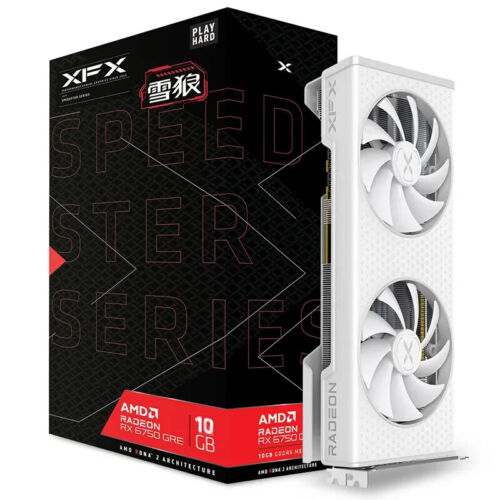 Carte graphique XFX Speed Ster Series AMD Radeon RX6750GRE 10 Go GDDR6 RX-675GRE10P - Photo 1 sur 6