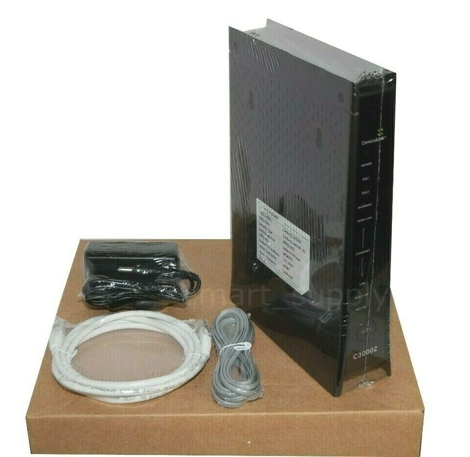 CenturyLink C4000BG DSL Wireless Modem Router – Dual Band, Up To 3 Gbps (Open Box)