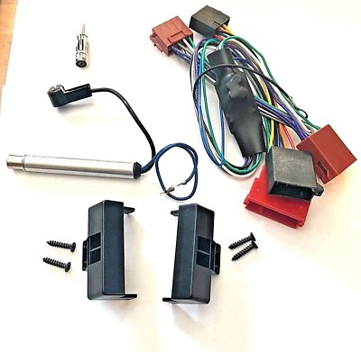 Radio Blende Aktiv System Radio Adapter für Audi A4 B5 inkl. Phantomeinspeisung