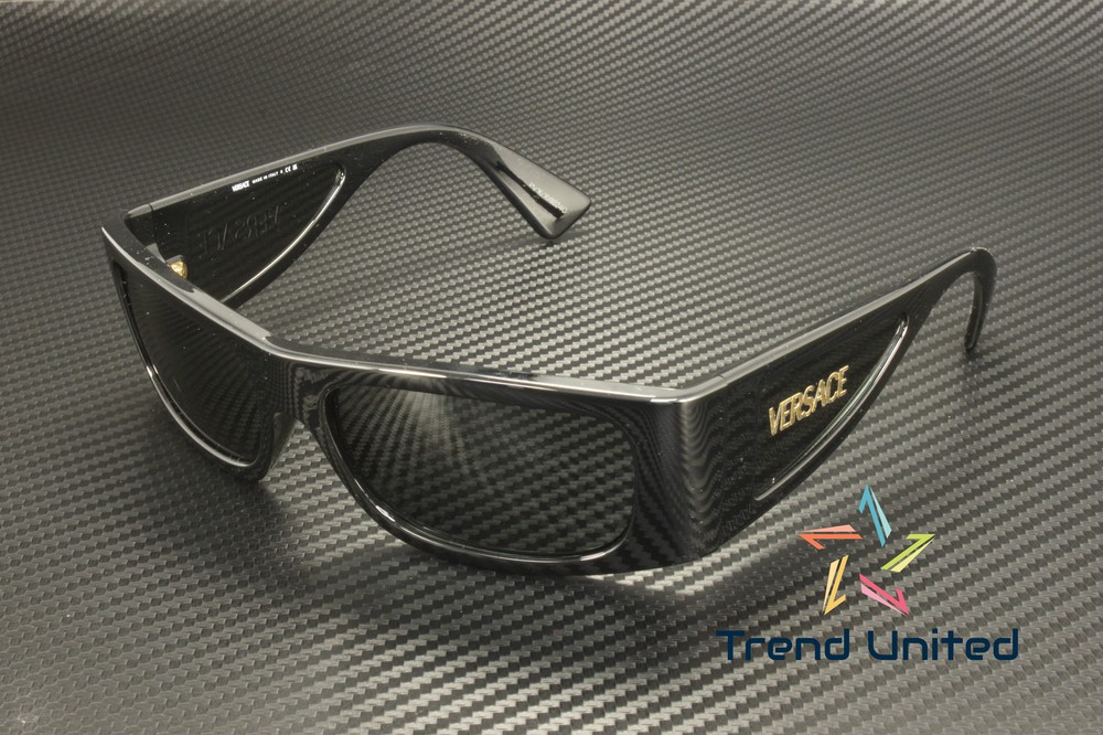 VERSACE VE4482 GB1 87 Black Dark Grey 57 mm Men's Sunglasses