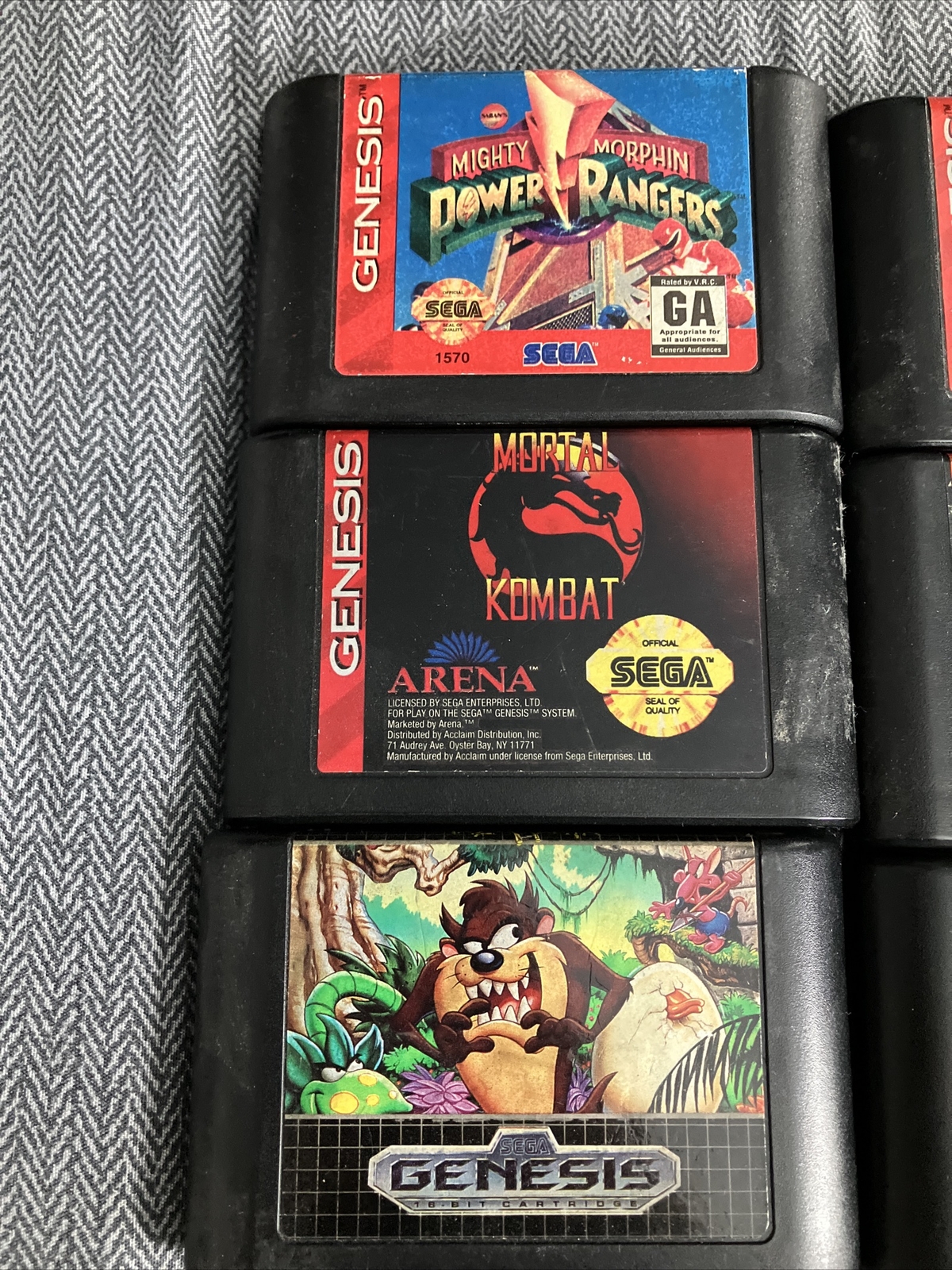 Sega Genesis Game Lot Sonic, Mortal Lombard, And More eBay
