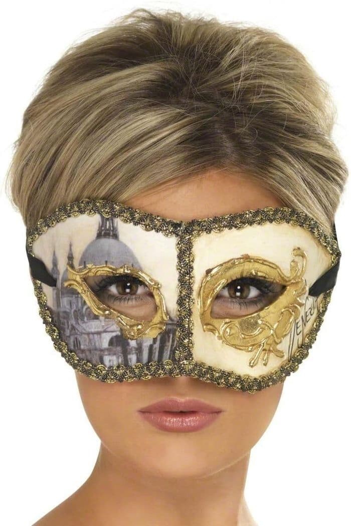 Ladies Venetian Colombina Venice Mask