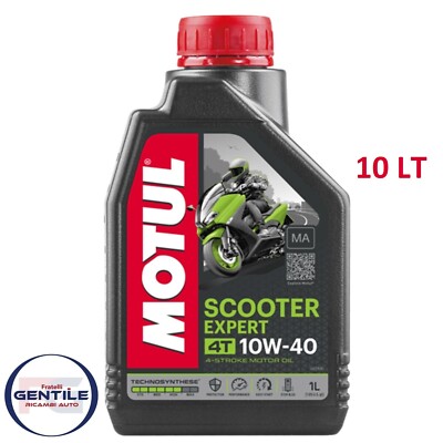 MOTUL SCOOTER EXPERT 4T 10W-40MA ENGINE OIL TECHNOSYNTHESIS 10W40 10L