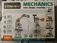 Engino Discovering Stem Mechanics Levers Linkages & Structures Building Kit New
