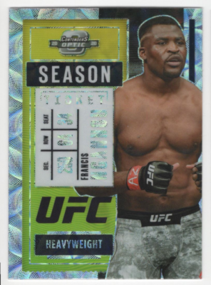 2021 Panini Contenders Optic Season Ticket UFC Asia #262 Francis