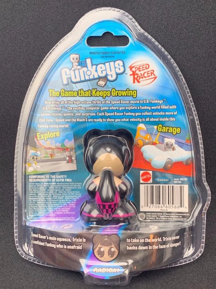 UB Funkeys Speed Racer Trixie Computer Game Quest Nuevo Foto 2 de 3