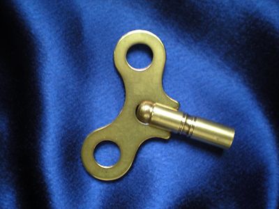 New Brass Key For Koma Standard 400 Day / Anniversary Clocks