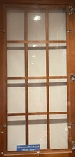 Tempered Glass 17" x 32" Arthur IL Rectangle for Wall Cabinet
