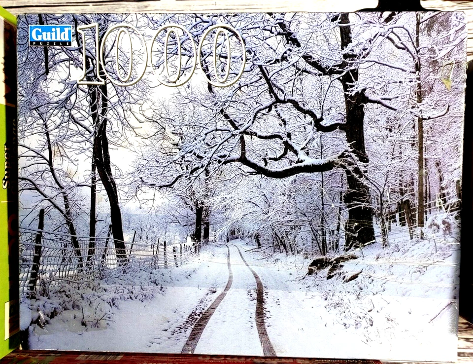 Bundle of 8 Puzzles Featuring Snowy Screens. 1 X 1500, 6 X 1000 and 1 X 500 Pc. - Image 3 of 4