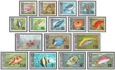 Timbres Poissons Tanzanie 19/32 ** lot 29773 - cote : 42,50 €