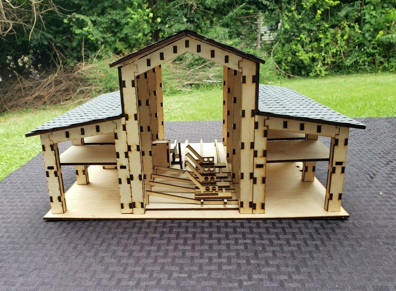 O Scale Sawmill - Model railroad train kit building | eBay