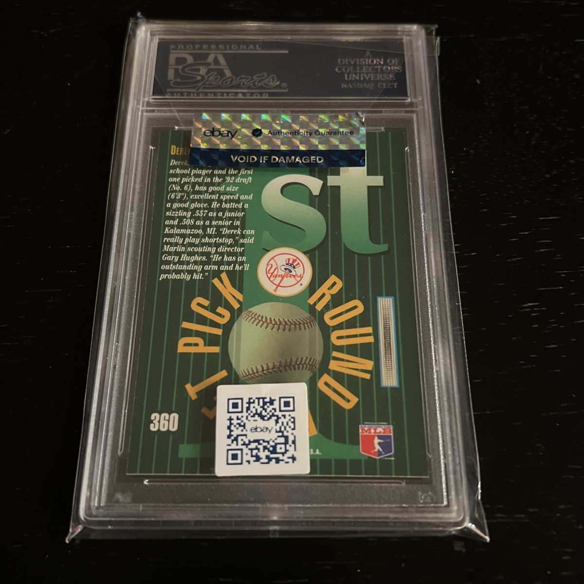 1993 Score Select #360 Derek Jeter Rookie RC PSA 10 GEM MINT | eBay