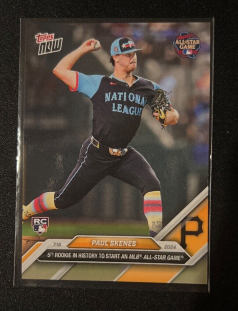 2024 Topps Now Paul Skenes All Star Game #436 Rookie! 🔥🔥