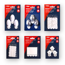 Removable No Wall Damage Strong Adhesive Picture Smart Hooks/Cable Clip/Strips