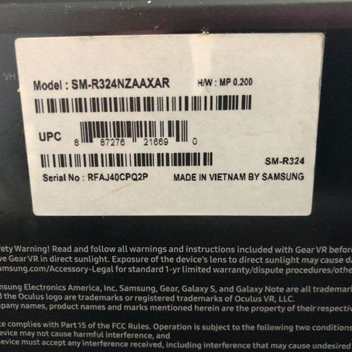 NEW Samsung Gear VR w/Controller Powered by Oculus SM-R324 - Factory Sealed - Picture 7 of 9