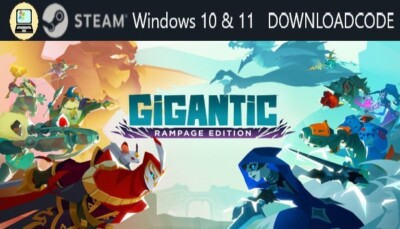 NEU PC Computer Spiel Gigantic Rampage Edt für Windows 10 11 STEAM Download Code